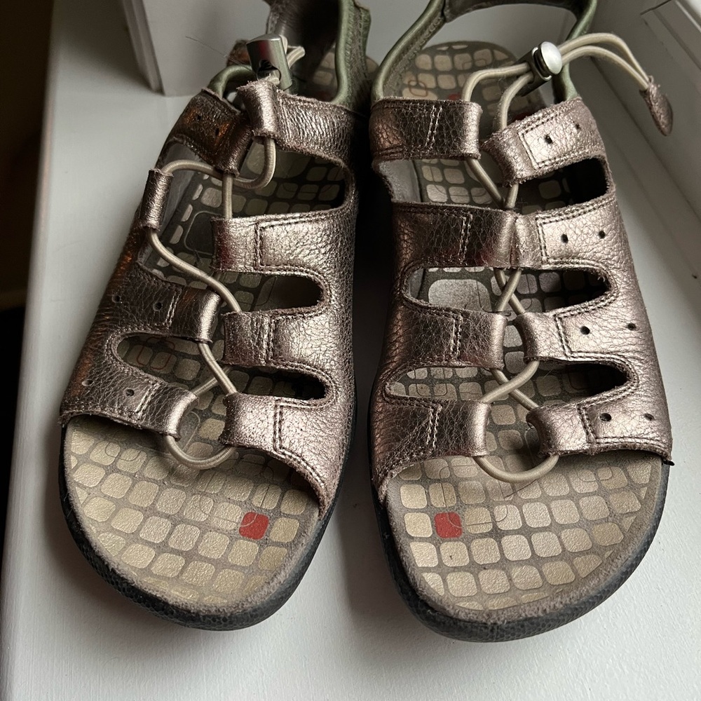 Silver Ecco Sandals